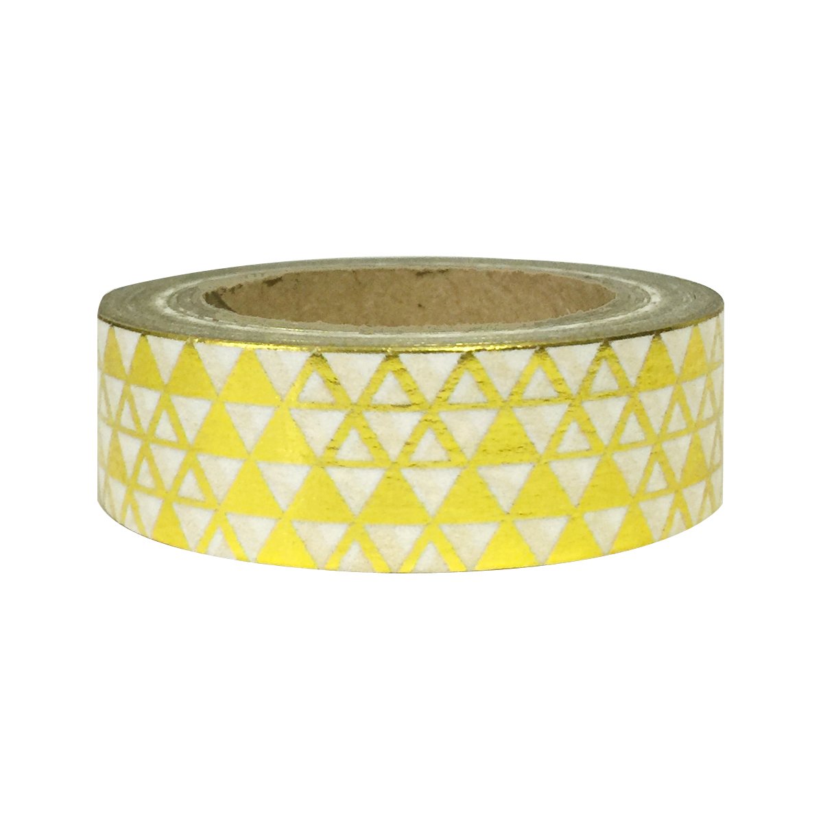 allydrew Washi Tapes Decorative Masking Tapes, Shiny Gold Pyramids