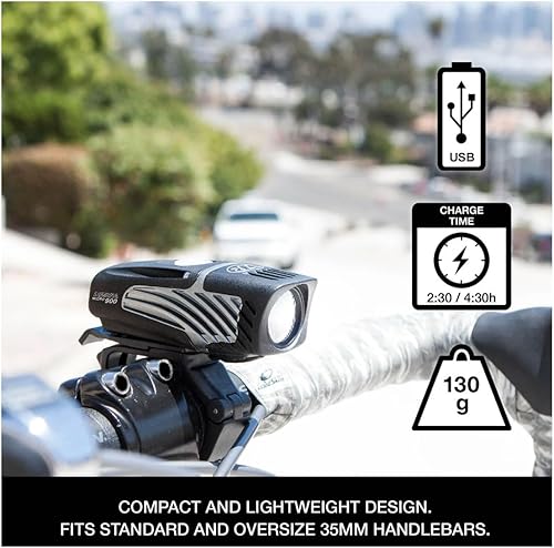Miniatura 4 de Lumina Micro 900 Luz delantera de la bici LED USB recargable resistente al agua Montaña Carretera Viajes Ciudad urbana Ciclismo Seguridad Linterna