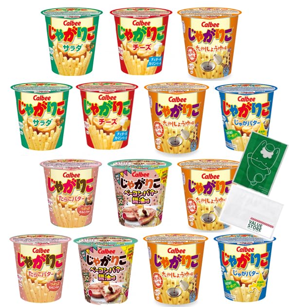 Amazon.co.jp: カルビー じゃがりこ 計14個 サラダ チーズ じゃが