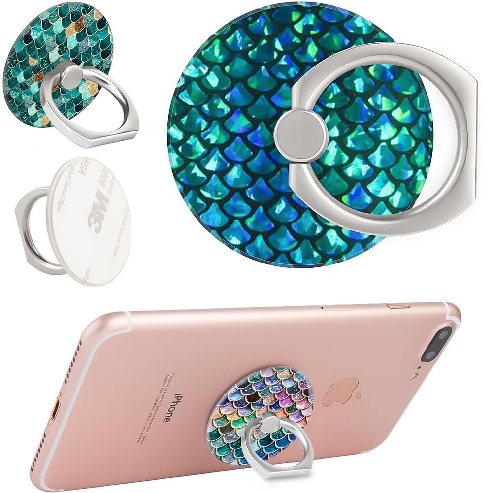 Anneau Support Téléphone Rétractable Et Rotatif 360° | Poignée De Préhension Pour Smartphone, Tablette, Selfie