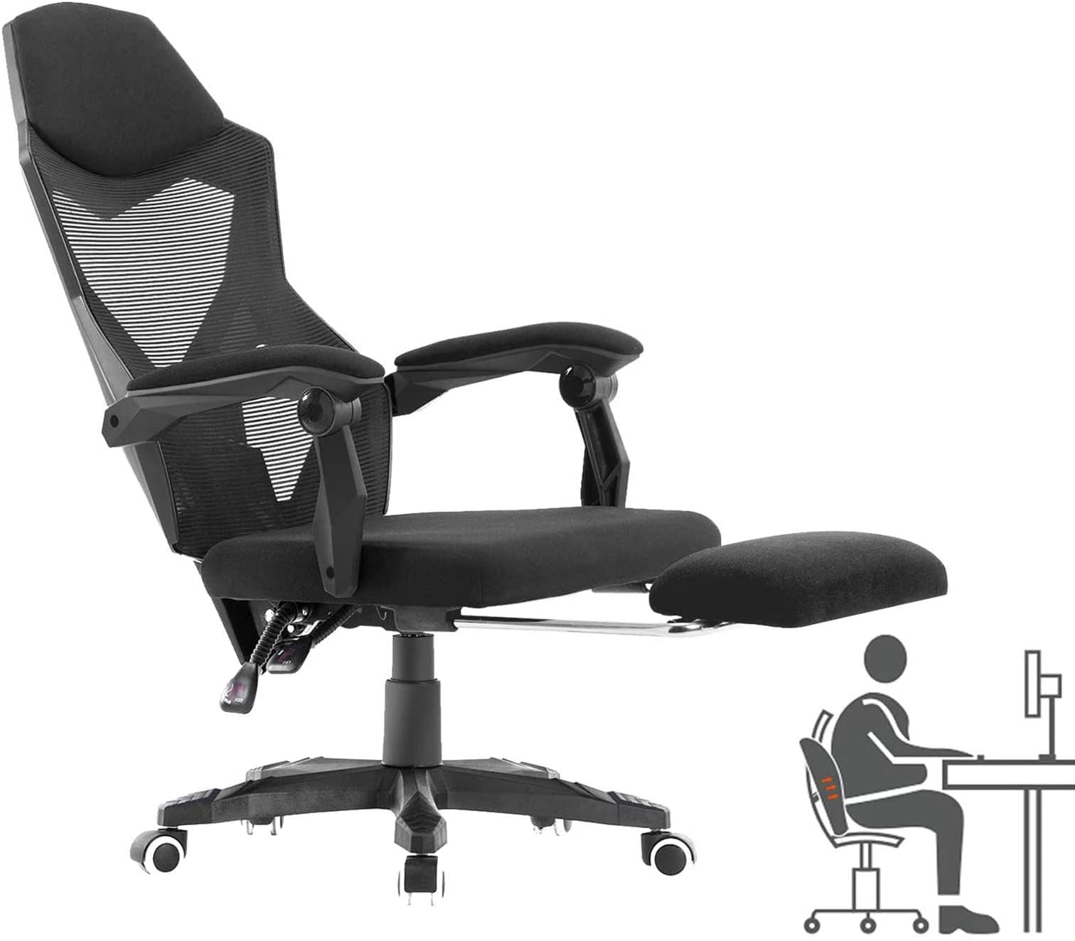 Buy HEIMDI Ergonomic Office Chair, High Back Executive Desk Chair with