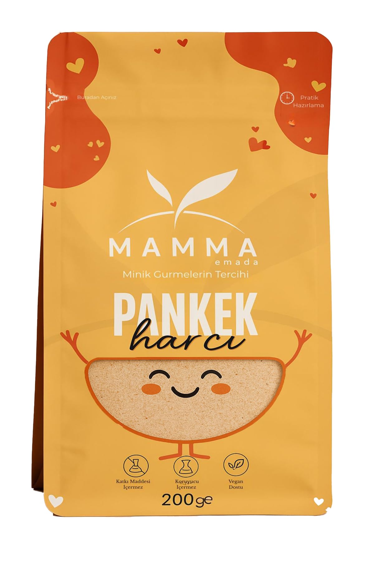 Mamma Emada Kavılca Unlu Balkabaklı Pankek Harcı (+7ay)