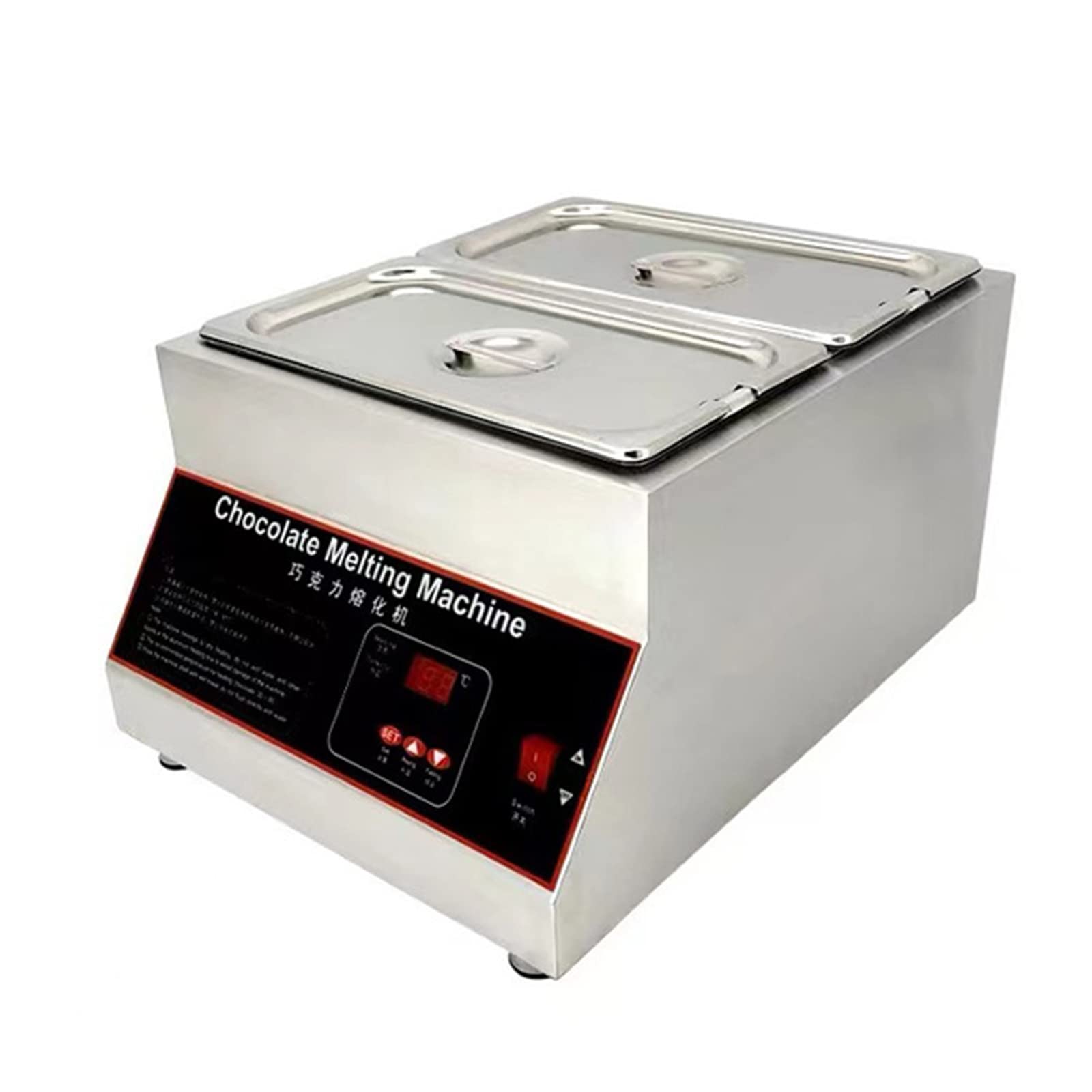 AYCDL Chocolate Tempering Machine, 500W Commercial Electric Chocolate Melter, with Temperature Control
