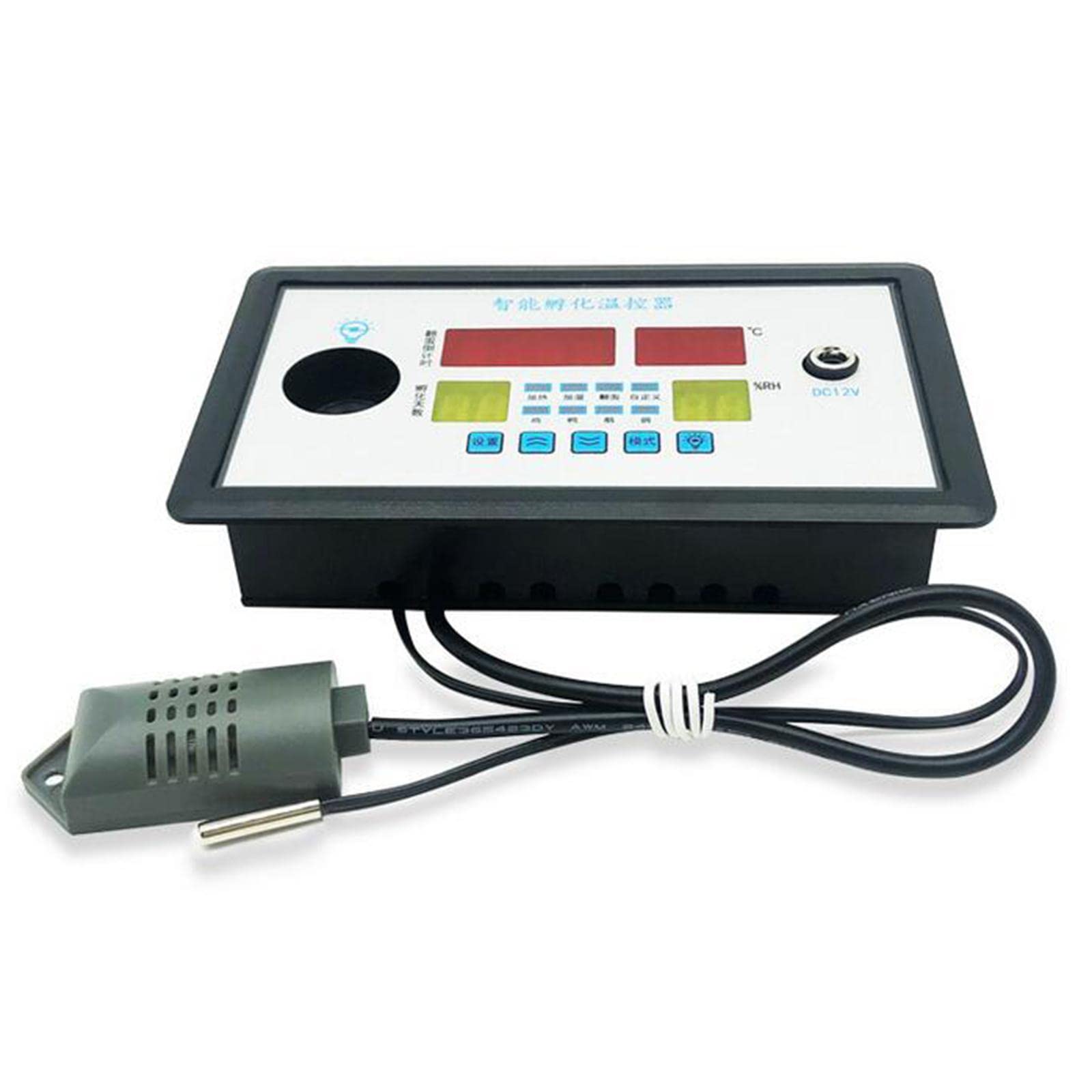 Termostato Digital Controlador de Temperatura Controlador de Humedad Sonda NTC Control Automático Función Limpieza Práctica Adecuado para, Humedad