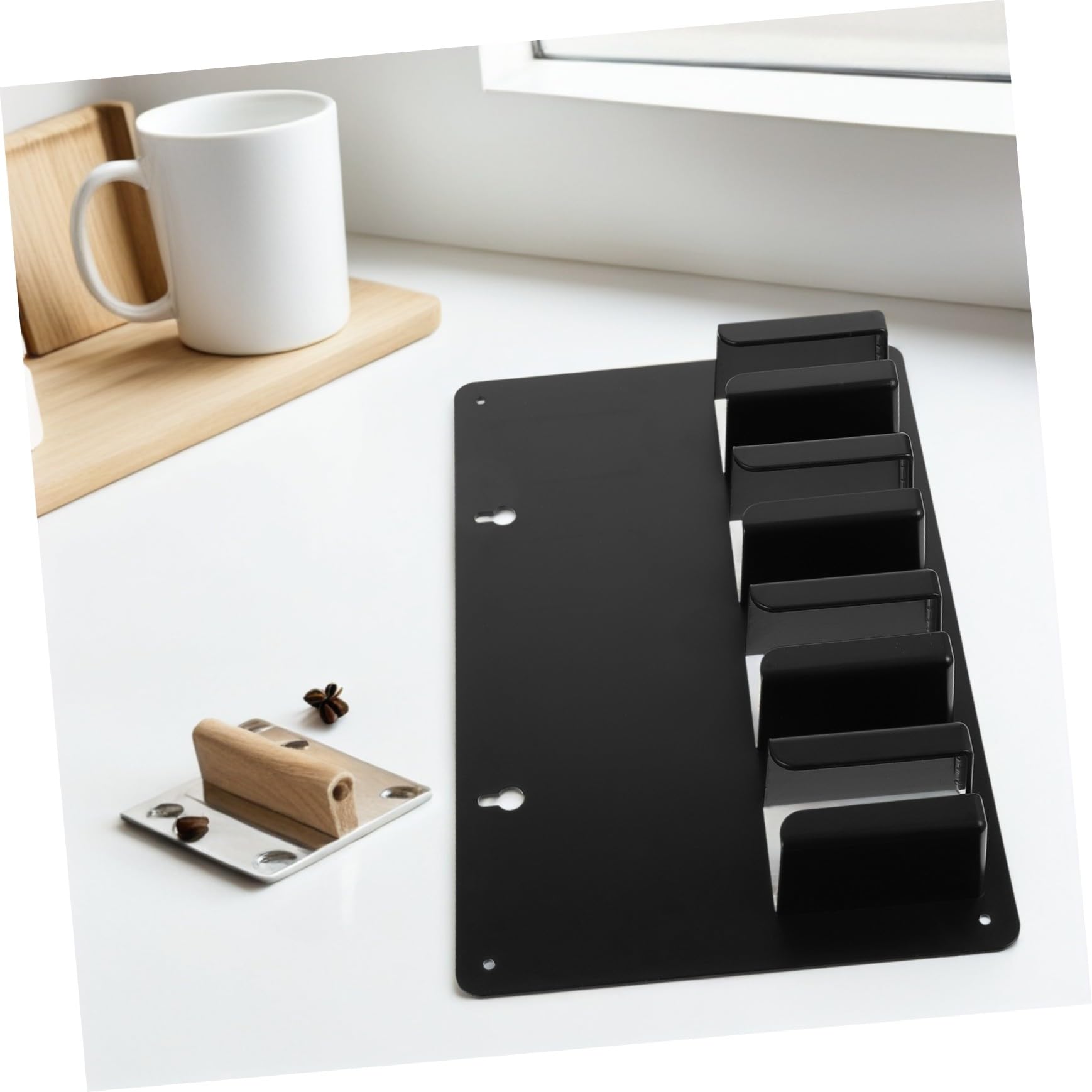 3 Piezas Soporte para Cortapelos de Peluquería Negro Antideslizante Organizador de Herramientas Pared Compatible con Varias Diseño para Barberías y Salones Profesionales