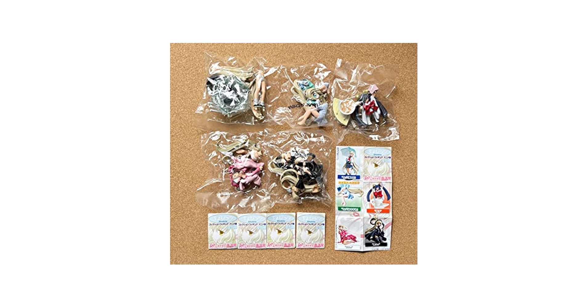 K&M ちょびっツ コレクションフィギュア アニメ版 全5種 新品 ガシャポン 楽天市場】【送料無料】K＆M ちょびっツ アニメ版 全5種