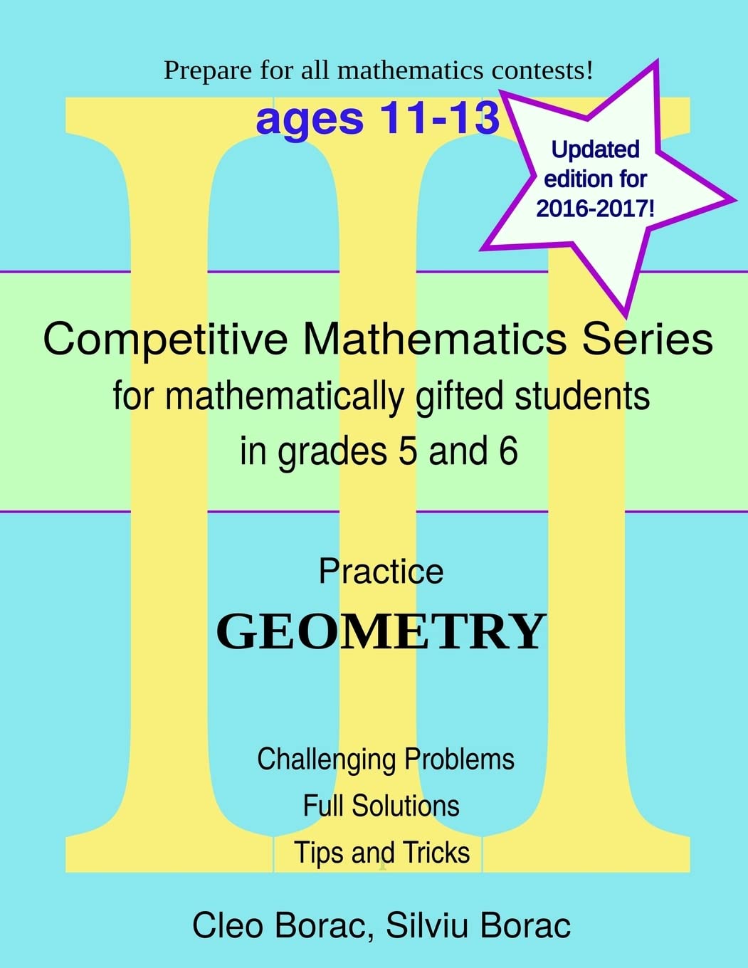 Practice Geometry: Level 3 (ages 11 to 13): Volume 12 (Competitive Mathematics for Gifted Students)