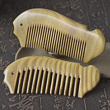 Amazon 檀櫛 静電気防止 薄毛改善 天然緑檀 美髪 くし 彼氏彼女 夫婦 ギフト 結婚祝 プレゼント 母の日 細目 Ivymaker 櫛 コーム 通販