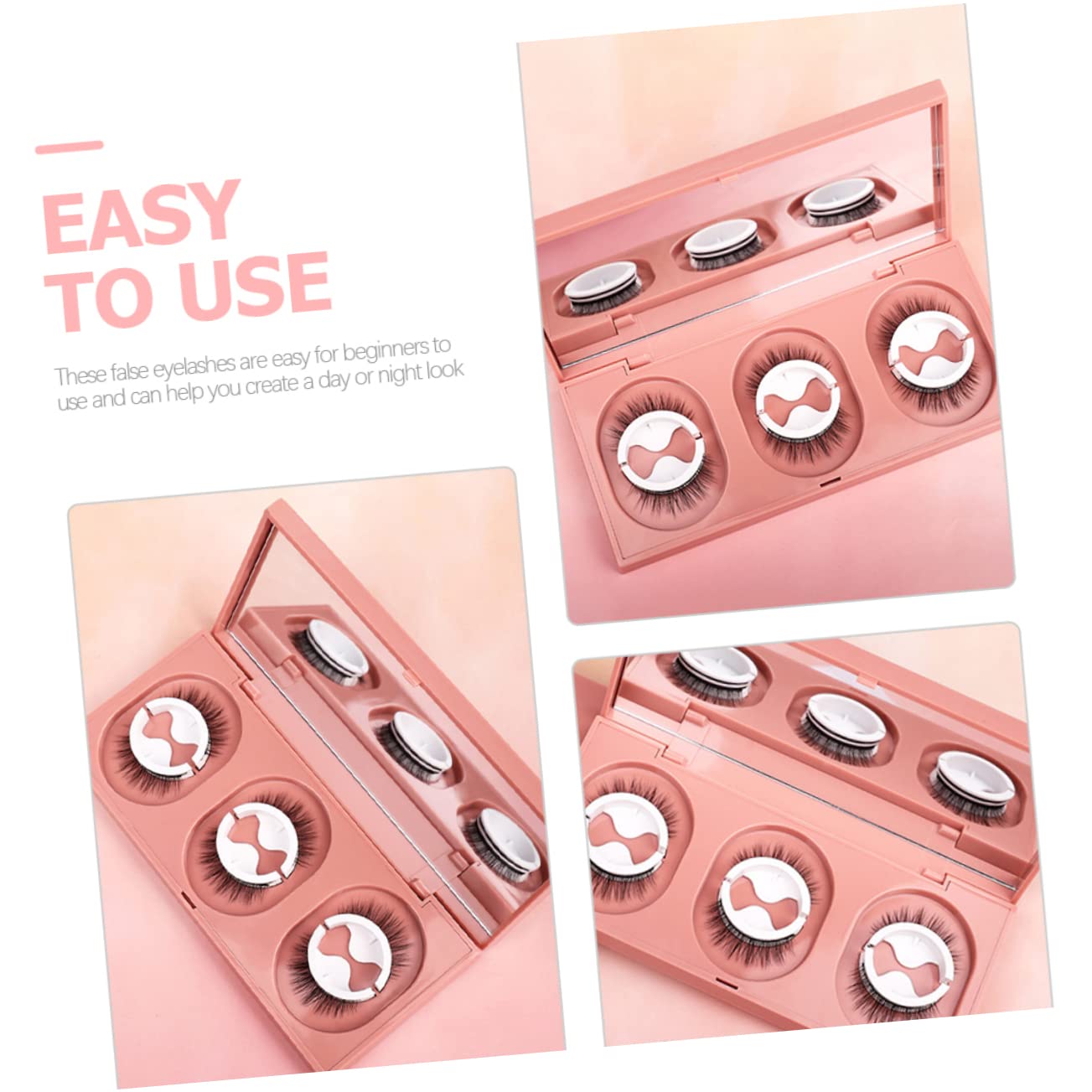 9paare Selbstklebende Wimpern Flauschige Extensions Für Einen Natürlichen Look Wiederverwendbare Falsche Wimpern Für Einfaches Augen-make-up Ohne Kleber
