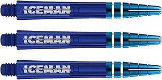 RED DRAGON Gerwyn Price Iceman Nitrotech Dart Shafts - 2 Sets per Pack (6 shafts in Total)