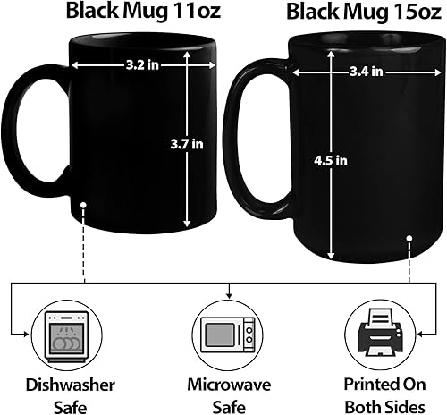 Miniatura 6 de Taza de cerámica personalizada de muñeco de nieve de Navidad, taza de café negra personalizada de muñeco de nieve de 11 onzas y 15 onzas, taza de