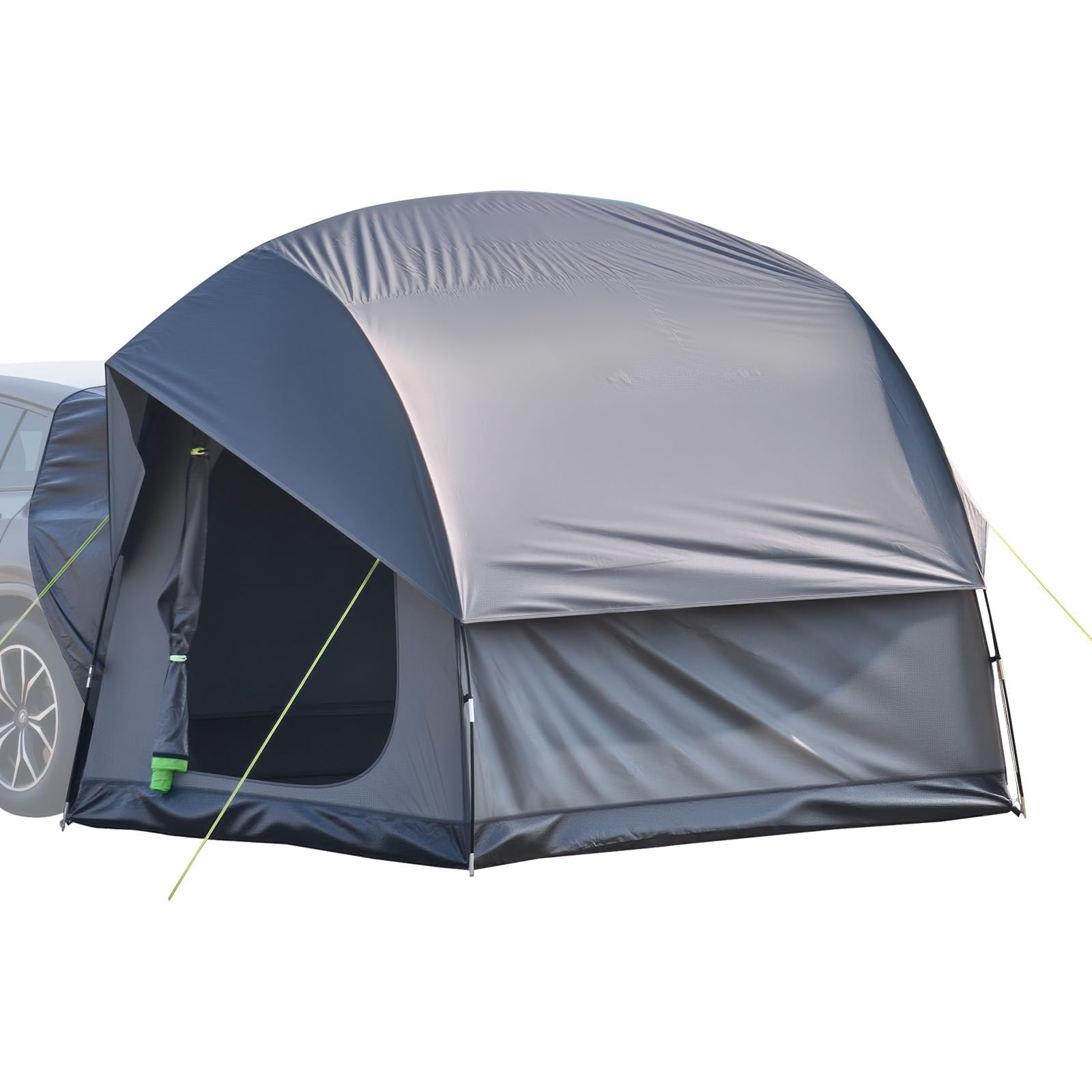 VEVOR Tenda da Campeggio per Auto 240 x 240 x 215 cm Tenda da Campeggio SUV, Impermeabile PU2000 Spazioso Design a Doppio Strato per 5-​8 Persone, 2 Porte, Finestre a Rete, Copertura Antipioggia, Borsa