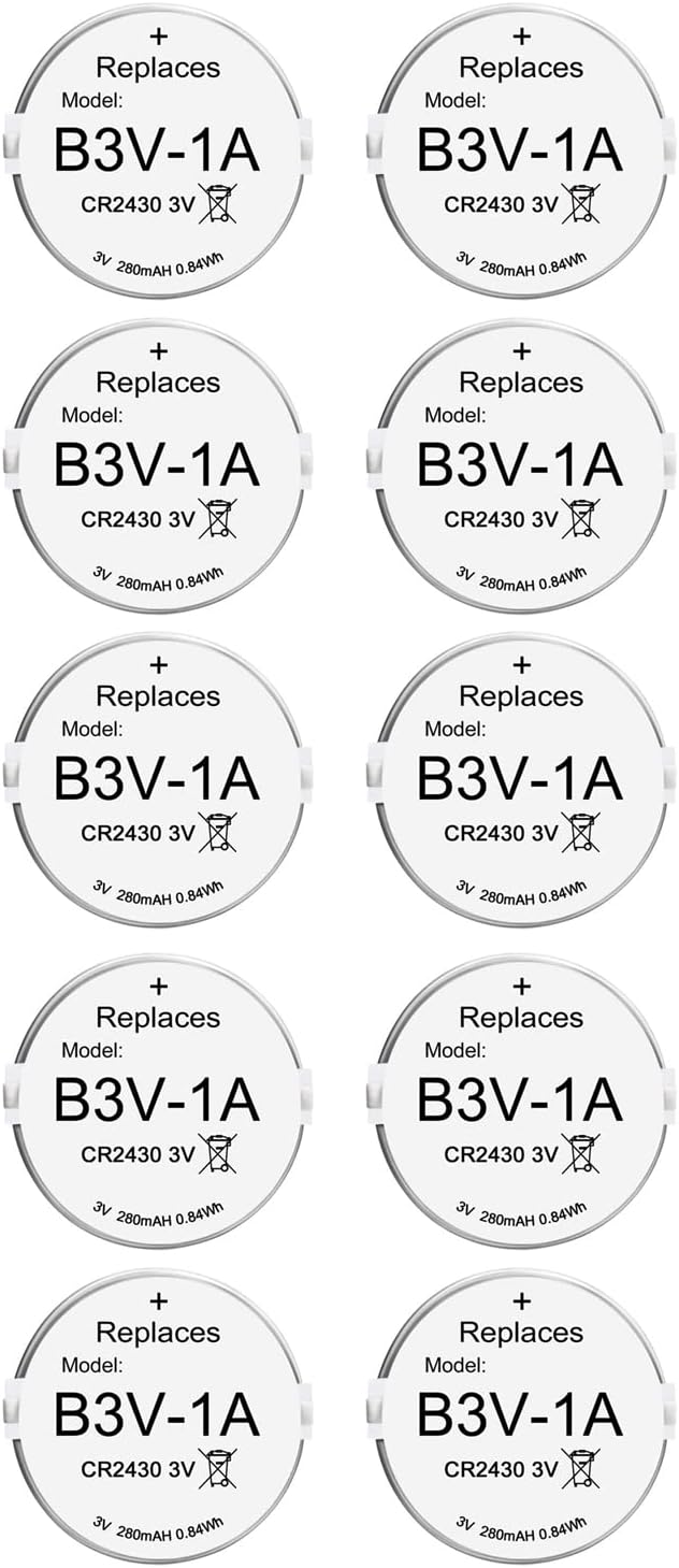 AbedenB3V 1A Lithium Replacement Batteries Compatible with High Tech Pet Single Electronic Collar Battery for Model MS-4 and MS-5 10 Pack