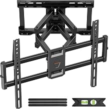IWORKBOARD 75 85 90 inch Full Motion TV Wall Mount for 40-90'' TV Mount, Heavy Duty Adjustable articulating Bracket Tilt Swivel Extension Level, VESA 600x400mm, 16" Studs, 132 lbs for 65 70 75+ TVs