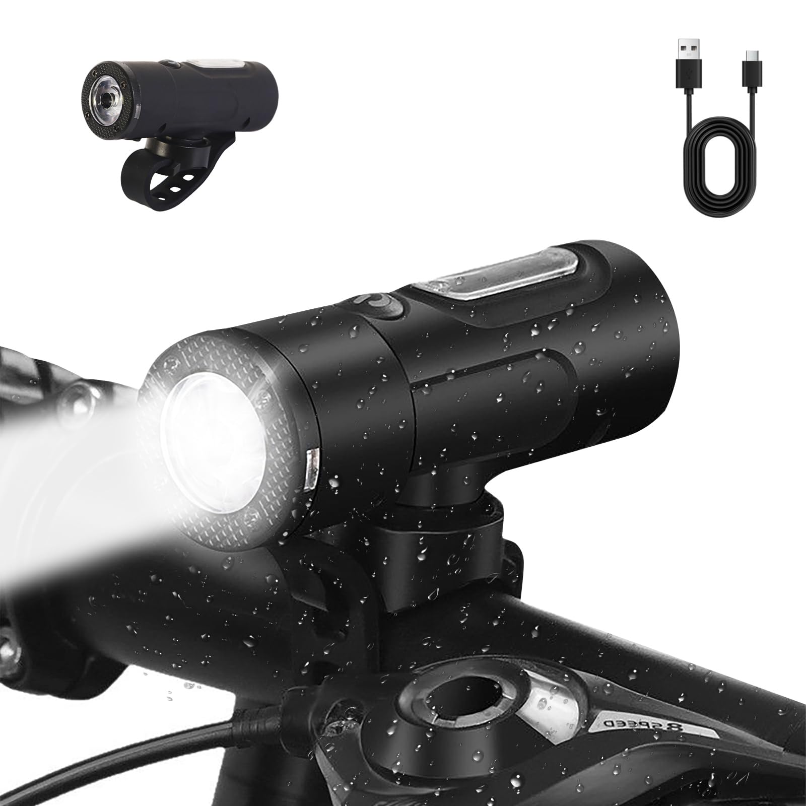 Amazon | [BEGD] 自転車ライト LED 充電式 光センサー搭載 自動点灯