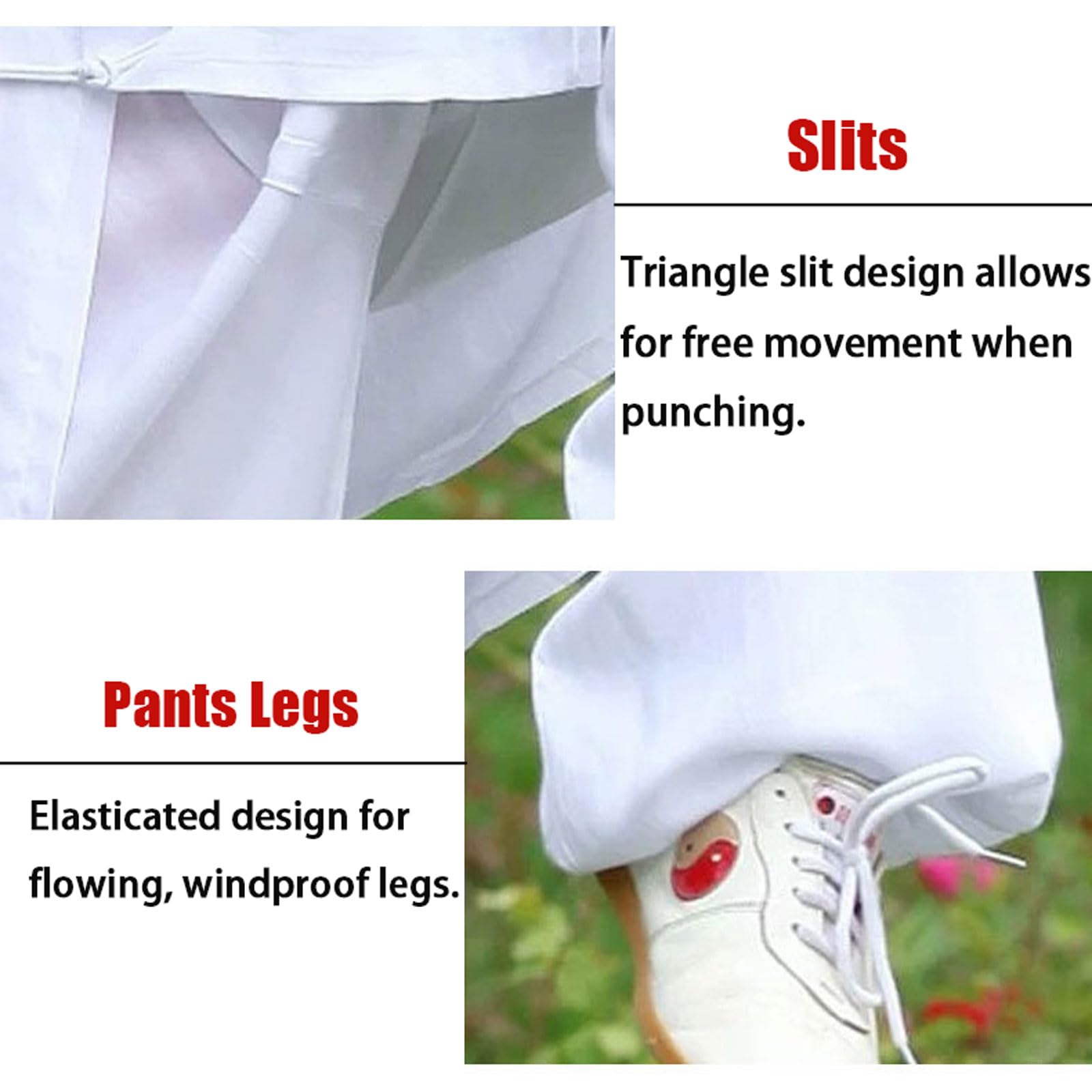 Unisex Kung Fu und Tai Chi Uniform,Traditionelle Chinesische Kampfkunstkleidung,Leichte Kostüme für Kung-Fu-Morgenübungen,Locker Und Bequem,für Meditation,Kampfsport,Wing Chun-Bekleidung