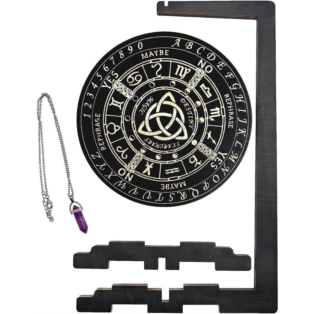 Support de pendule en roches authentiques pour rituel de cristal