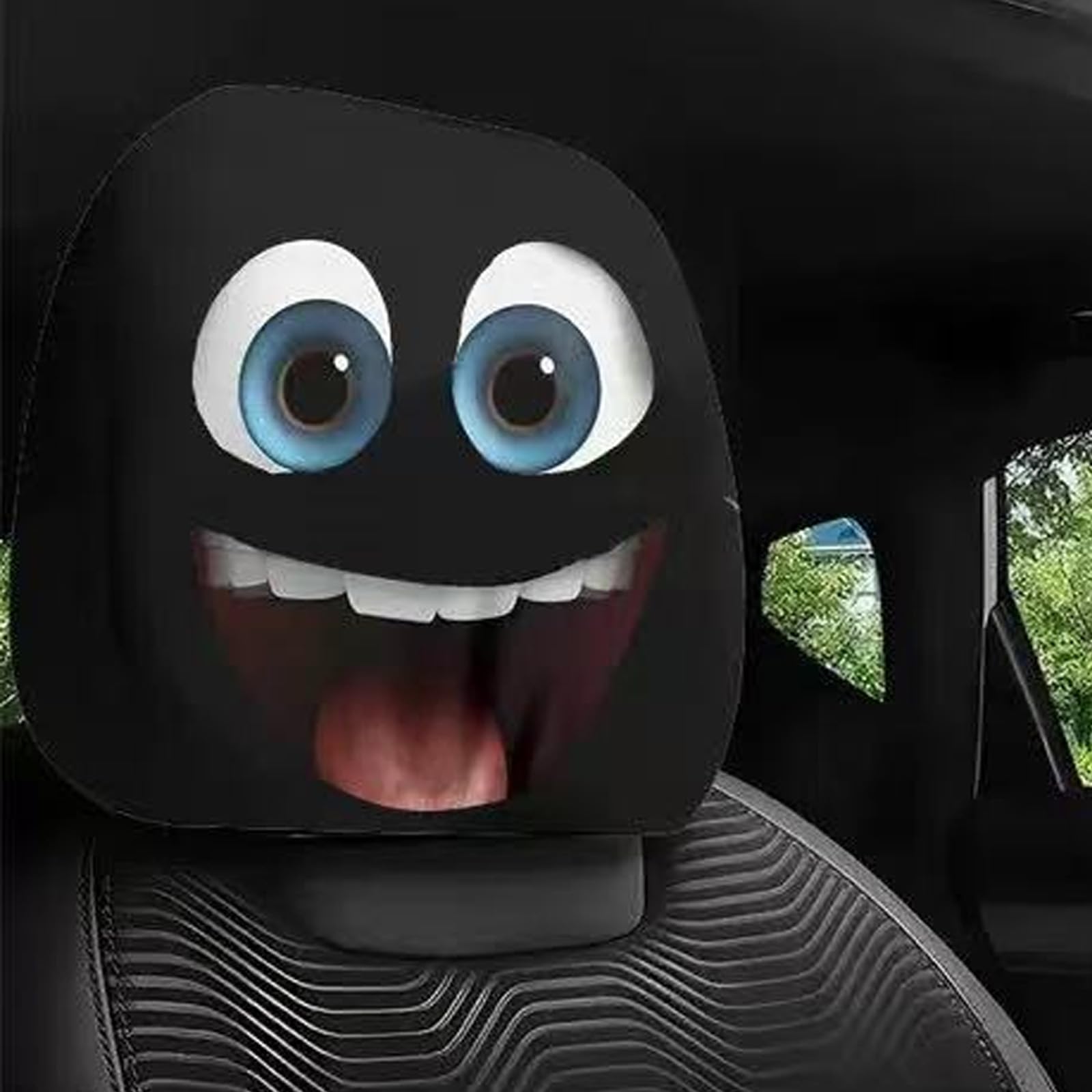 YROHGKPN Machine Washable Automotive Headrest Covers with Eye Catching