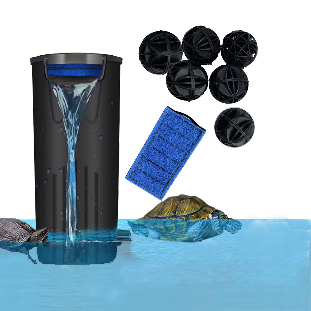 Aquarium Turtle Filter Low Water Level Filter Waterfall Flow