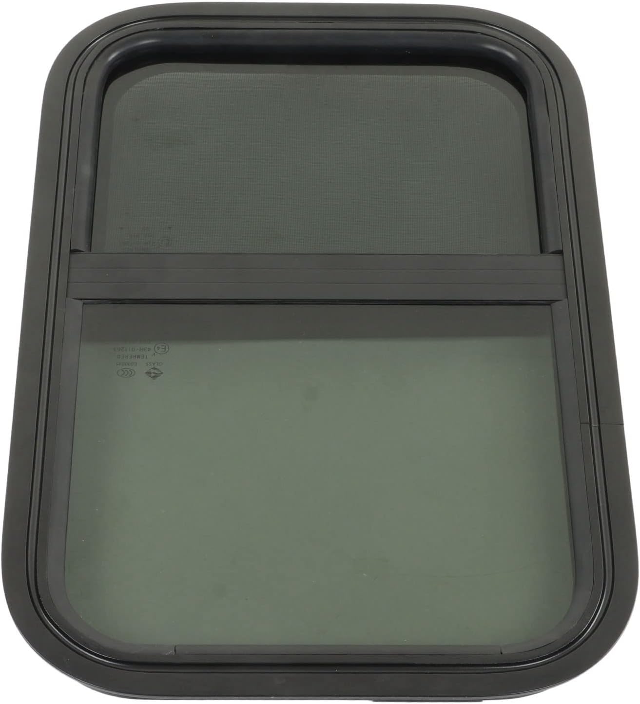 RV Sliding Trailer Window with Colored Glass, Ideal Solution for Campers, Rounded Edge Design, for Motorhomes