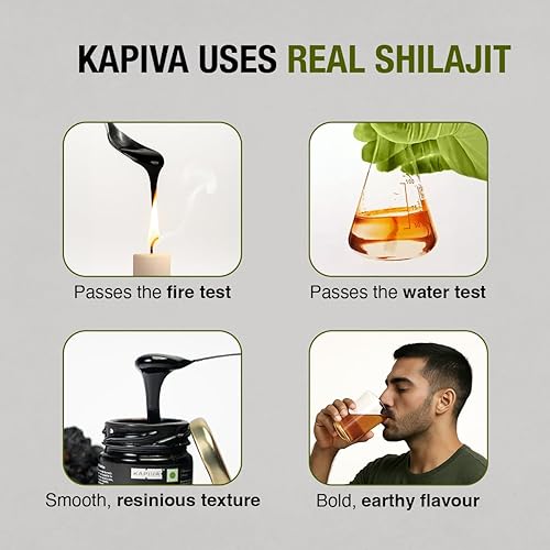 Miniatura 6 de Resina Shilajit del Himalaya, 100% pura y potente, 70% más de ácido fúlvico, más de 80 minerales traza  80 porciones x 250 mg  Probado en