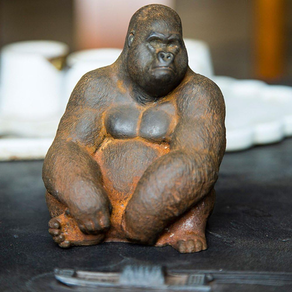 Amazon.co.jp: ゴリラ 樹脂彫刻 ゴリラコングフィギュア ヴィンテージ