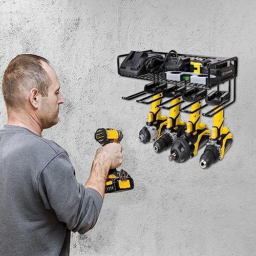 armazenamento ferramentas metal - Armazenamento em Organizador Ferramentas Elétricas Montado na Pare