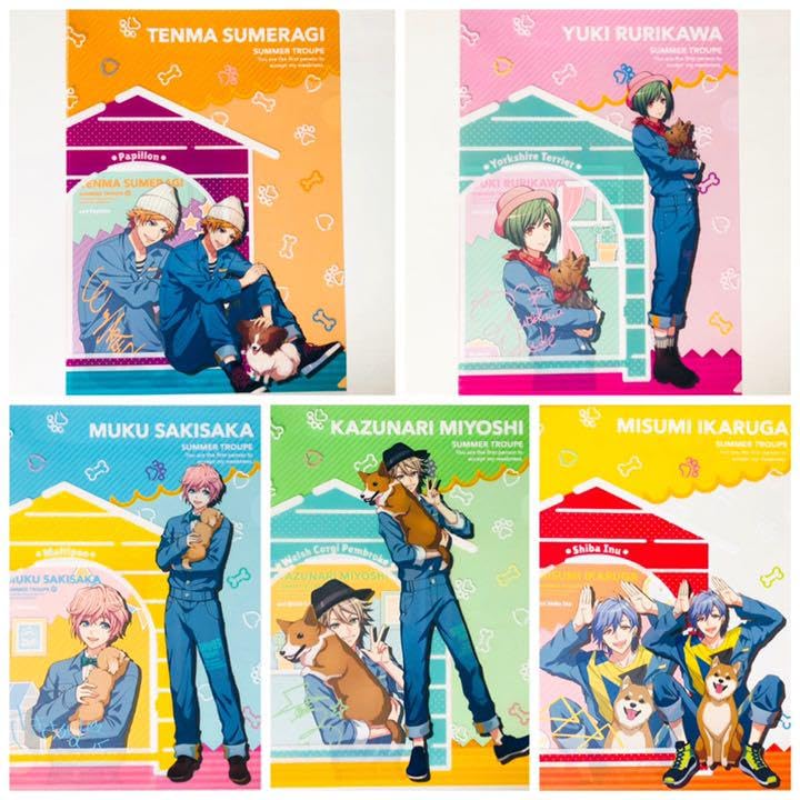 Amazon.co.jp: ☆A3夏組クリアファイル☆一番くじ☆わんわんといっしょ 