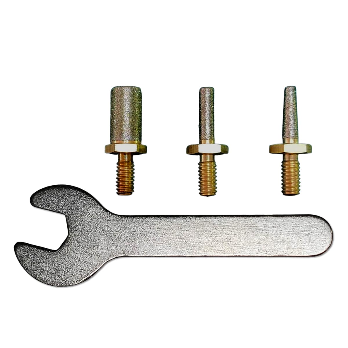 MCBL14 MCBL18 MCBT18 Diamond Grinding Bit 1/4" 1/8" 1/8" Brass Core Abrasive Wheel Stained Glass Grinder Head Precision Making Tool Standard Spare Parts (3 Models)