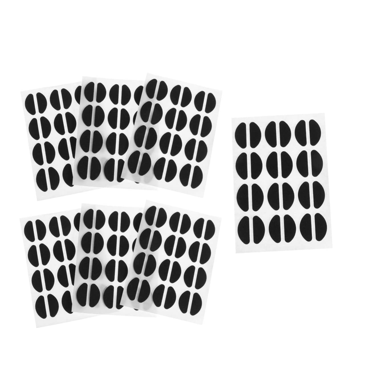 Healeved 3er-Set Selbstklebende Nasenpads Für Brillen Schwarz Bequeme Passform Für Brillengestelle 84 Paar X 3