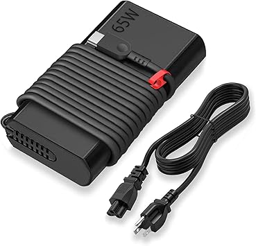 New Slim 65W USB C Laptop Charger Replacement for Lenovo Laptop Charger USB C, Compatible with Lenovo Thinkpad/Yoga/Chromebook Computer Fast Charging Type C Power Cord AC Adapter