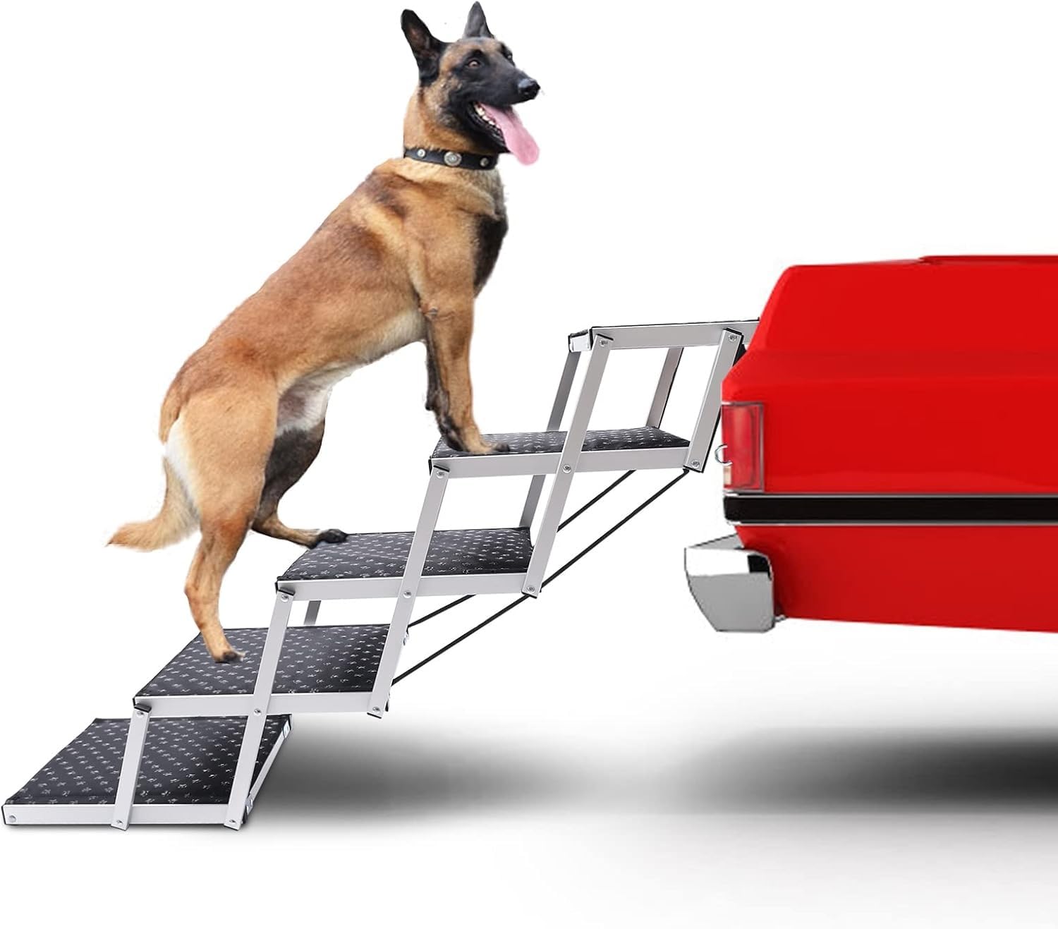 Escalier pliable pour chien de grande taille : évitez les blessures et sauts dangereux