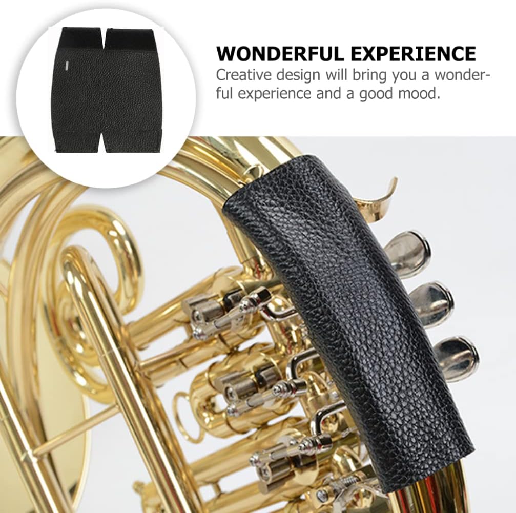 French Horn Hand Guard Cowhide French Horn Hand Pad Wrap Handle Cover Protector for Musical Instruments Horn Accessory : Musical Instruments