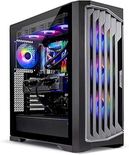Skytech Gaming Legacy 4 Desktop PC, Intel i9 14900K 3.2 GHz (5.7GHz Turbo), NVIDIA RTX 5070 12GB, Z790 Board, 1TB Gen4 NVMe SSD, 32GB DDR5 RAM 6000, 850W Gold ATX 3 PSU, 420mm ARGB AIO, Wi-Fi, Win 11