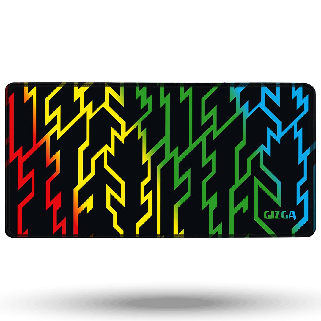 Gizga Essentials (60cm x 30cm) Extended Gaming Mouse Pad, Laptop Desk Mat, Computer Mouse Pad with Smooth Mouse Control, Mercerized Surface, Antifray Stitched Embroidery Edges, Anti-Slip Rubber Base (B09V85GXR9) Amazon Price History, Amazon Price Tracker
