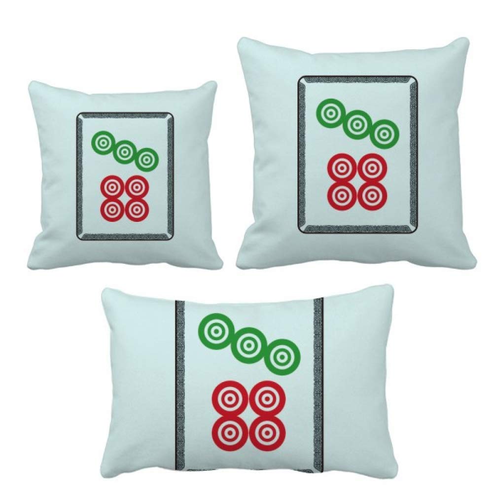 Coussin Mah-jong de canapé : ensemble 7 pièces idéal pour un cadeau original