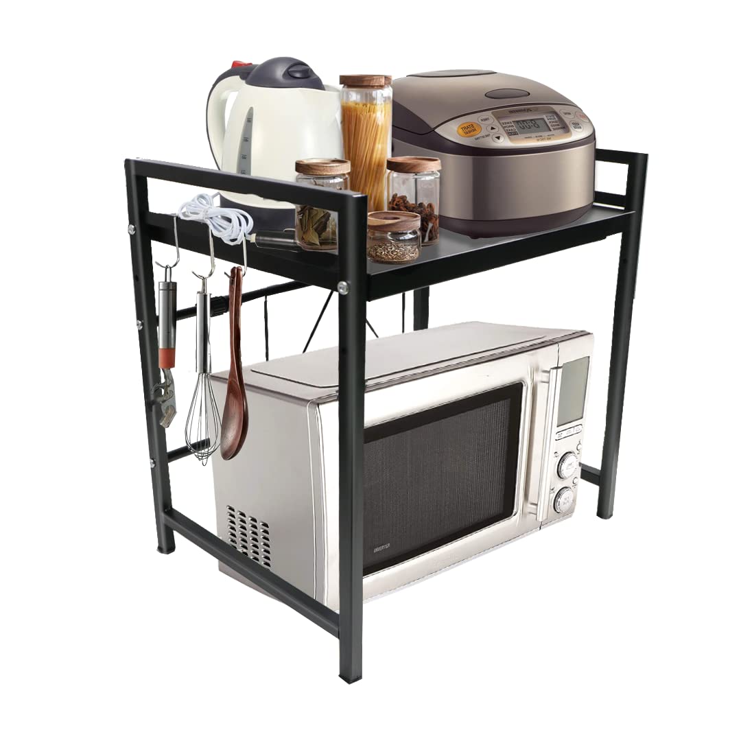 Buy Oven Rack Kitchen Counter Organizer Extendable Microwave Oven Rack