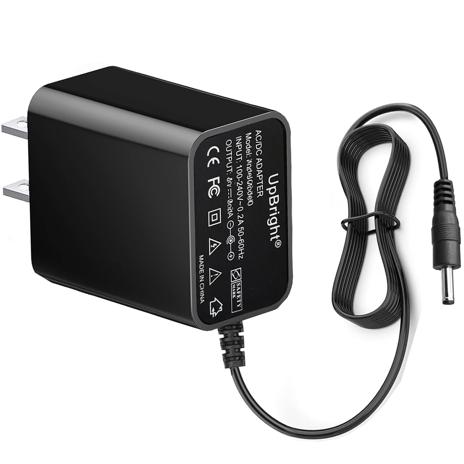 Chargeur Secteur 9V Top Chargeur Pour Compex Energy - Adaptateur AC-DC, Polarité + Centre, Longueur 110 Cm