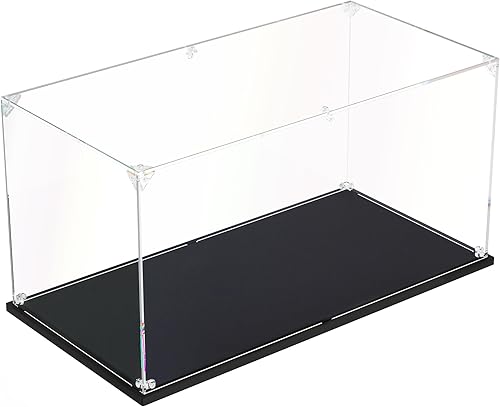 Miniatura 11 de vitrina de acrílico transparente, vitrina autoensamblable para coleccionables, figuras de acción, muñecas, juguetes – Caja de vidrio alternativa
