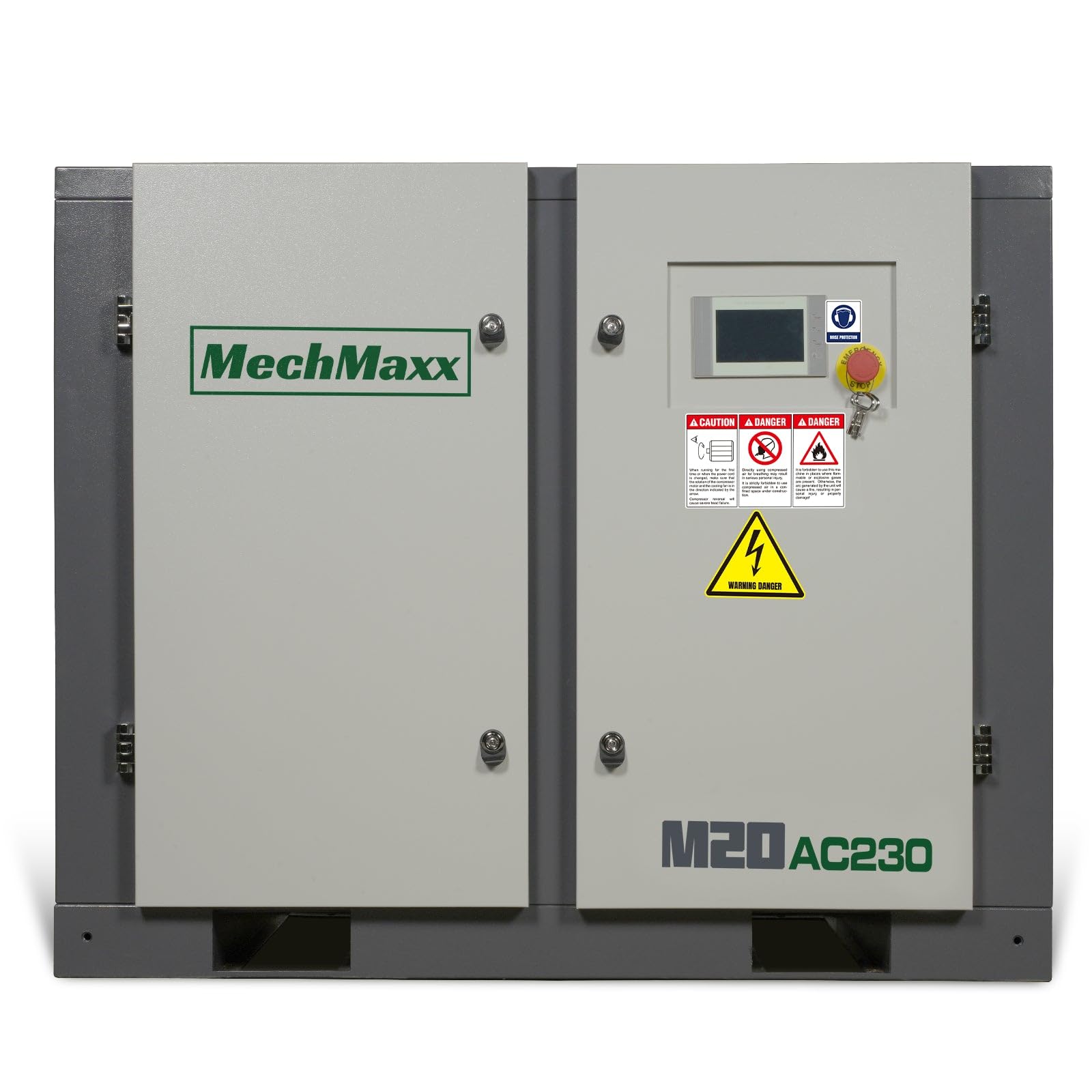 MechMaxx 20HP Rotary Screw Air Compressor – 78 CFM, 116 PSI, 230V 3-Phase | Industrial-Gr…