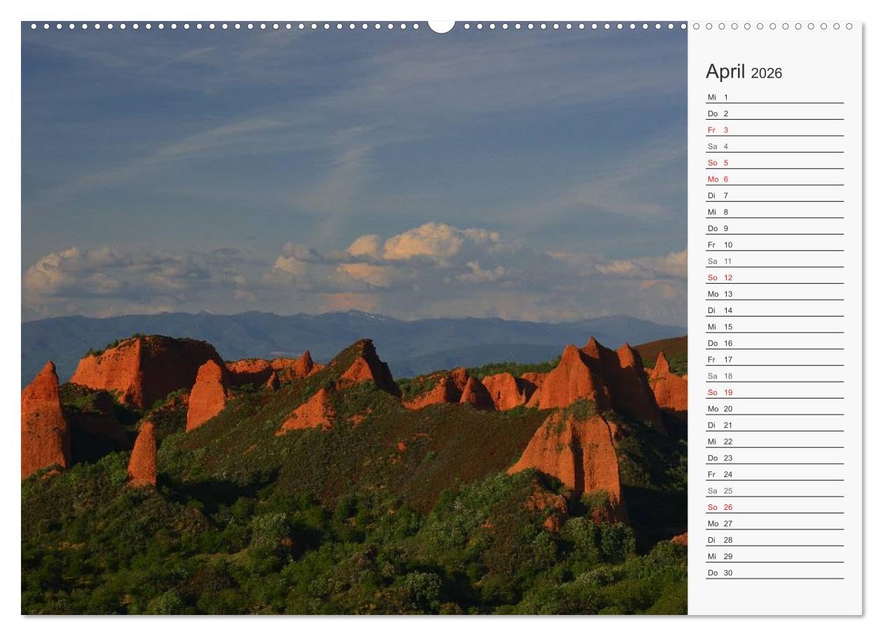 Der Nordwesten Spaniens (hochwertiger Premium Wandkalender 2026 DIN A2 quer), Kunstdruck in Hochglanz: Bezaubernde Vielfalt im Nordwesten der ... bis an die Küste Galiziens (CALVENDO Orte)
