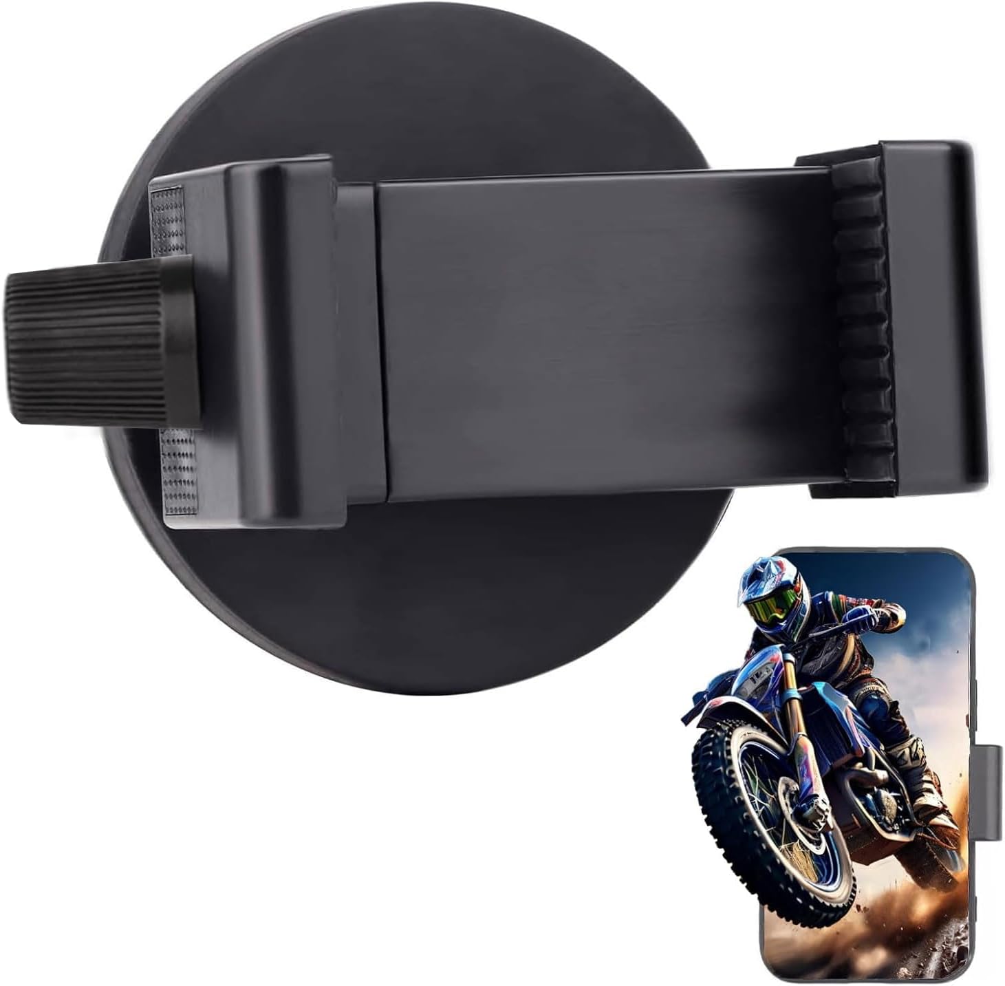 Magnetic Motorcycle Phone Holder, Strong Magnetic Attracts Tank, Non-Slip & Anti-Scratch, Compatible with 3.5-7.5″ iPhones/Nexus/HTC/LG Magnetic Motorcycle Phone Holder, Strong Magnetic Attracts Tank, Non-Slip & Anti-Scratch, Compatible with 3.5-7.5″ iPhones/Nexus/HTC/LG