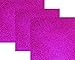 Produktbild 25,4 x 30,5 cm (1 Fuß) 3-sheets, siser Glitzer Tinenstrahldrucker Vinyl HTV für T-Shirts Hot Pink