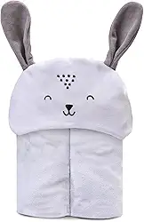 Papi Toalha De Banho Atoalhada Mami Bichuus Forrada C/ Capuz Bordado Para Bebê 90Cm X 80Cm Contém 01 Unidade