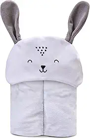 Papi Toalha De Banho Atoalhada Mami Bichuus Forrada C/ Capuz Bordado Para Bebê 90Cm X 80Cm Contém 01 Unidade