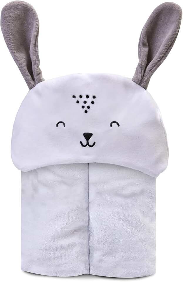 Papi Textil Toalha De Banho Mami Bichuus Forrada C/Capuz Bordado 90Cm X 80Cm Contem 01 Unidade