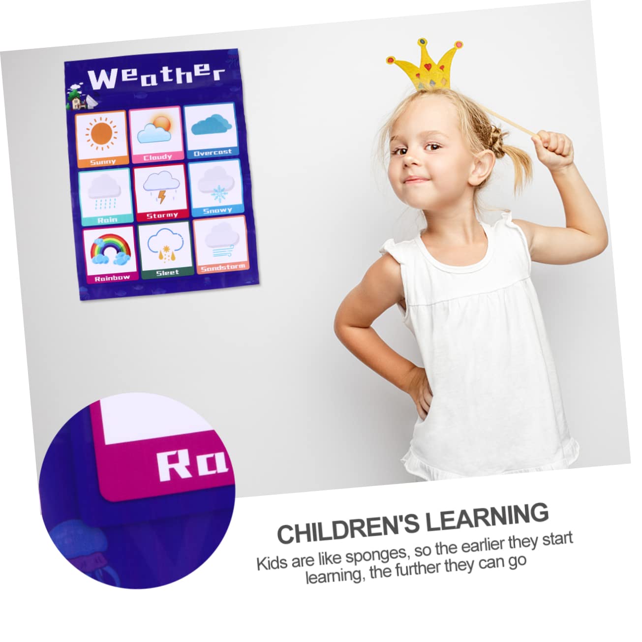 HOODANCOS Affiche Éducative pour Garçon et Filles Alphabet Garçon Fille, Tableau D'apprentissage Léger et Facile à Utiliser en Pp Adhésif pour Tout-petits Couleur Aléatoire Style Aléatoire