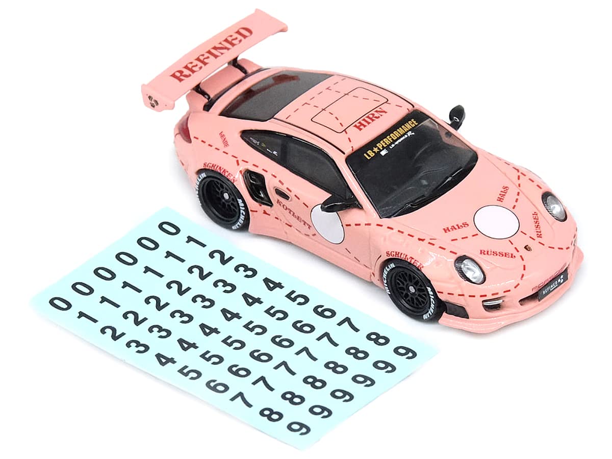 Inno64 リバティーウォーク PORSCHE LBWK PINKPIG Inno64 Porsche 997 LBWK Pink Pig Carloverdiecast Special