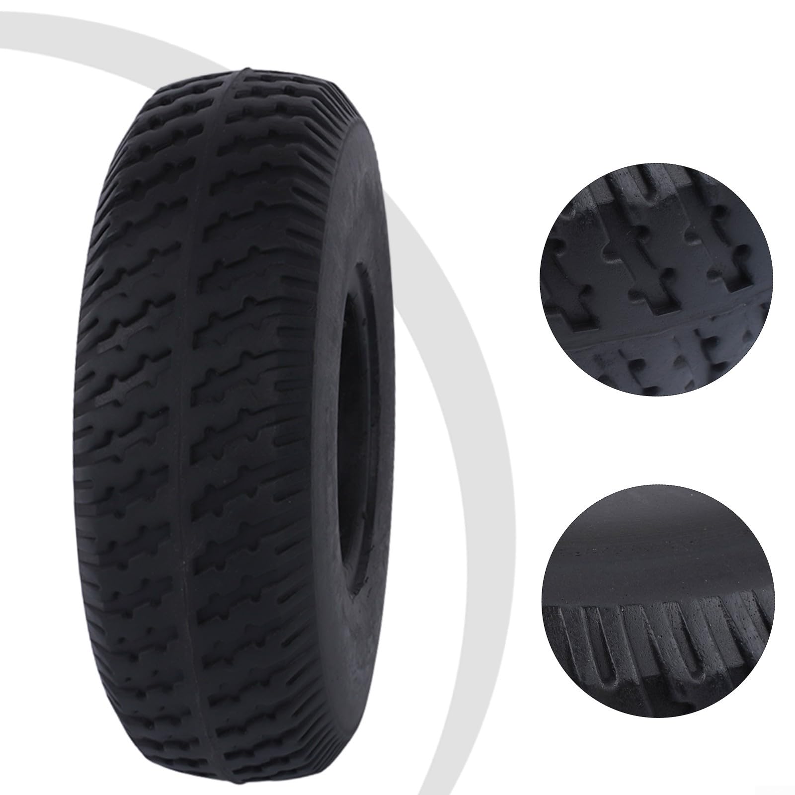 Pneumatico non gonfiabile a 10 pollici per i carrelli del motorino di mobilità progettato per 4.10/3.50-4 260X85 3.00-4 gomma resistente all'uso dell'asse