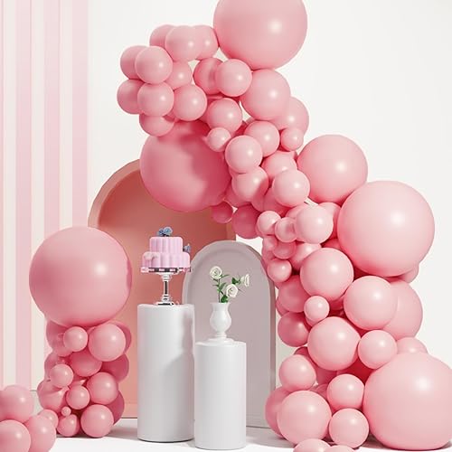 Decoraciones de 30 cumpleaños para mujer, decoraciones de feliz cumpleaños 30 color oro rosa y negro para ella, globos negros de oro rosa de 30